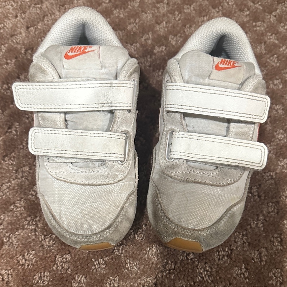 Nike Kids' Gray and White Sneakers